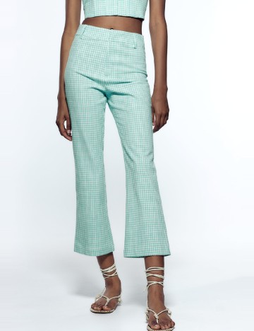 
						Pantaloni Zara, turcoaz