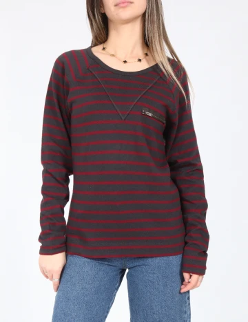 Bluza Zara, gri/visiniu