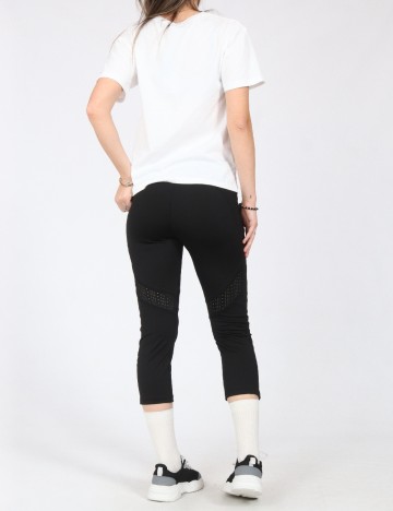 Colanti trei sferturi Bershka, negru