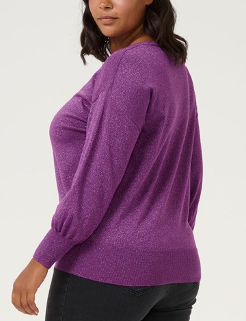 Bluza Kaffe Curve, mov