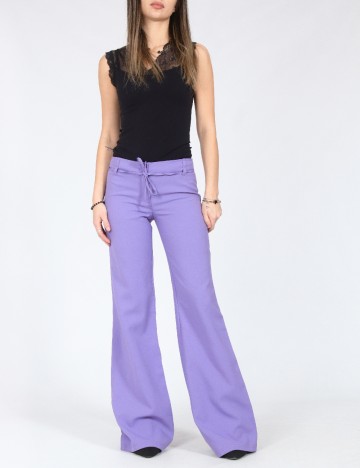 Pantaloni Bershka, mov