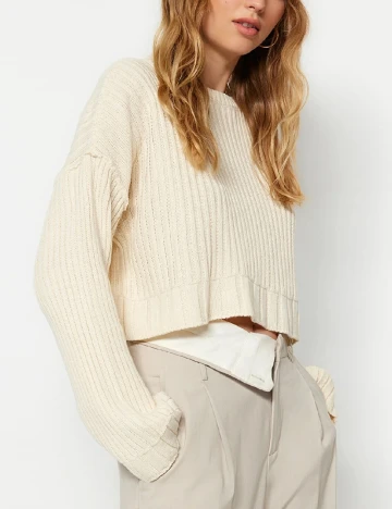 Bluza TRENDYOL, ecru