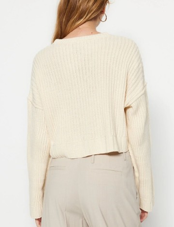 Bluza TRENDYOL, ecru