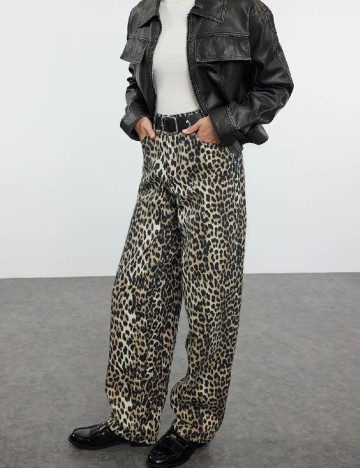 Blugi TRENDYOL, animal print