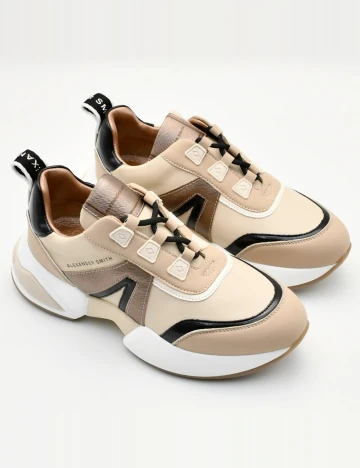 Adidasi Alexander Smith, crem