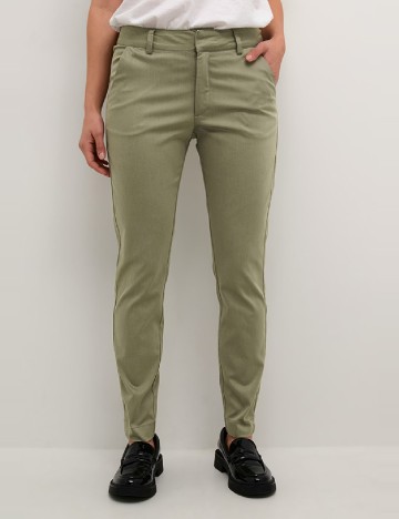 Pantaloni Kaffe, verde