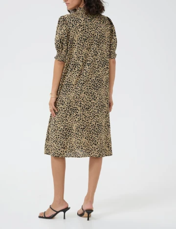 Rochie medie Kaffe, animal print