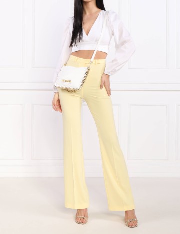 Top PATRIZIA PEPE, alb