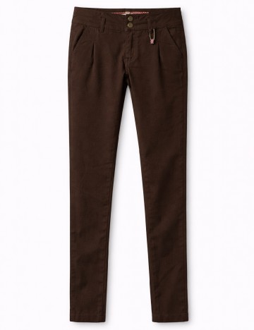 
						Pantaloni Bershka, maro