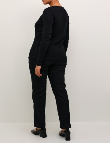 Bluza Kaffe Curve, negru