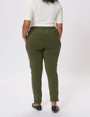 Pantaloni Kaffe Curve, kaki