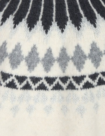 Pulover C&A, gri/alb