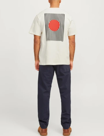 Tricou Royal Denim Division, ecru