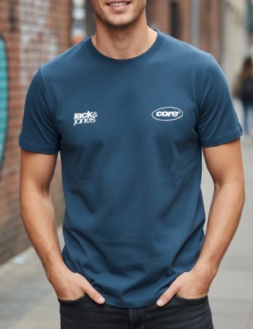 
						Tricou Jack&Jones, bleumarin