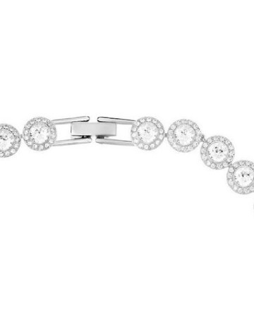 Colier Swarovski, argintiu