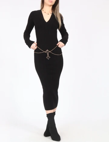 Rochie medie Elisabetta Franchi, negru