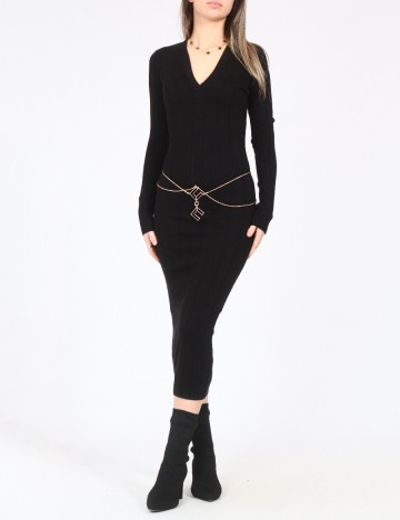 Rochie medie Elisabetta Franchi, negru