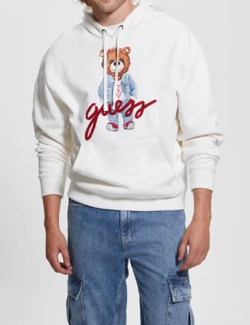 Hanorac Oversize Guess, alb