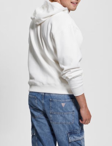 Hanorac Oversize Guess, alb