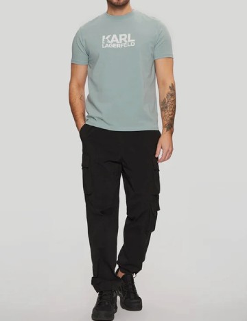 
						Tricou KARL LAGERFELD, turcoaz