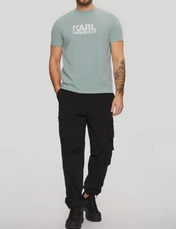 Tricou KARL LAGERFELD, turcoaz