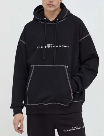 Hanorac Hugo, negru