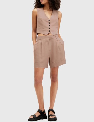 
						Pantaloni scurti ALLSAINTS, maro