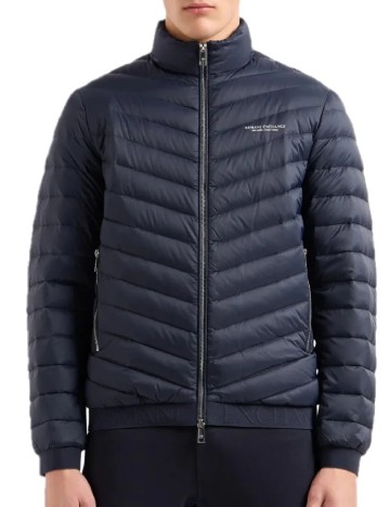 
						Geaca Armani Exchange, bleumarin