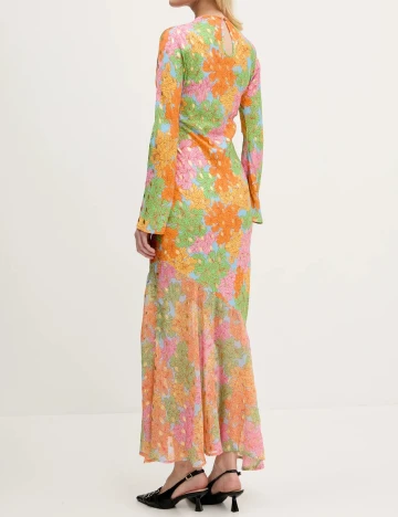 Rochie lunga Never Fully Dressed, floral