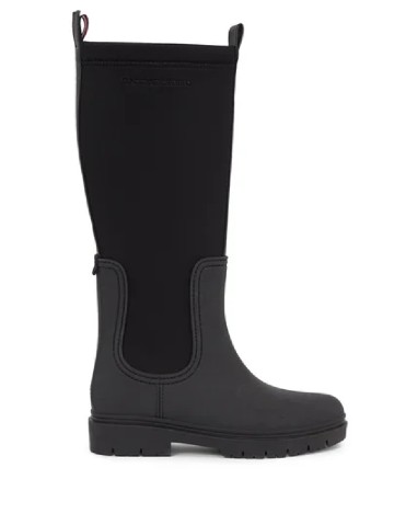Cizme de ploaie Tommy Jeans, negru/gri