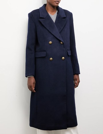 Palton oversize Answear LAB, bleumarin