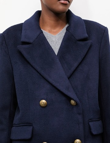 Palton oversize Answear LAB, bleumarin