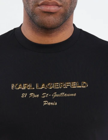 Tricou KARL LAGERFELD, negru