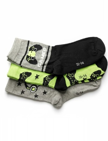 Set sosete 3 perechi Cozzi, mix culori