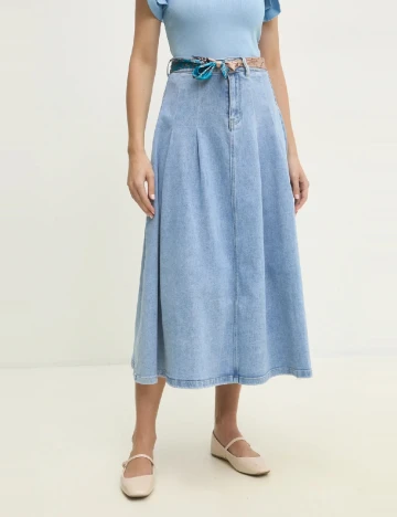 Fusta Answear LAB, albastru