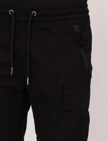 Pantaloni scurti ALPHA INDUSTRIES, negru