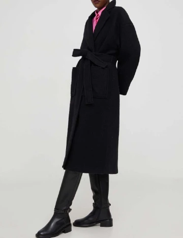 Palton Answear LAB, negru