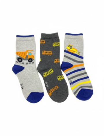 Set sosete 3 perechi Cozzi, mix culori