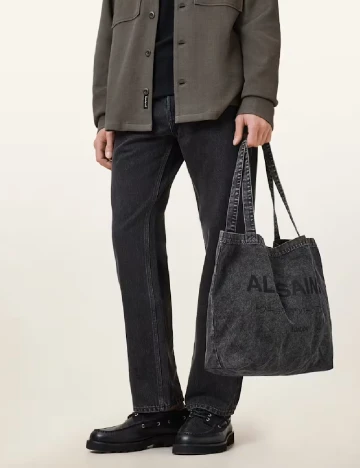 Sacosa ALLSAINTS, gri inchis