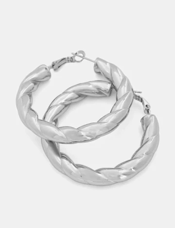 Cercei Answear LAB, argintiu