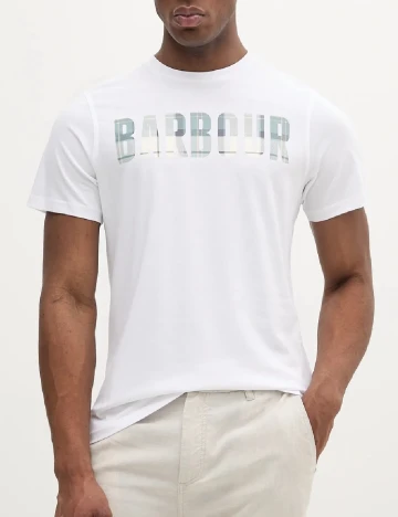 Tricou Barbour, ecru