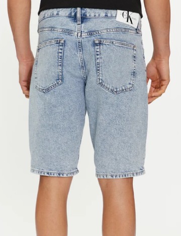 Pantaloni scurti Calvin Klein Jeans, albastru