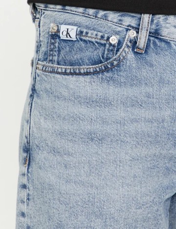 Pantaloni scurti Calvin Klein Jeans, albastru