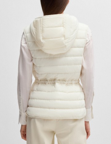 Vesta impermeabila BOSS, ecru