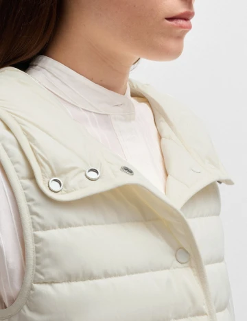 Vesta impermeabila BOSS, ecru