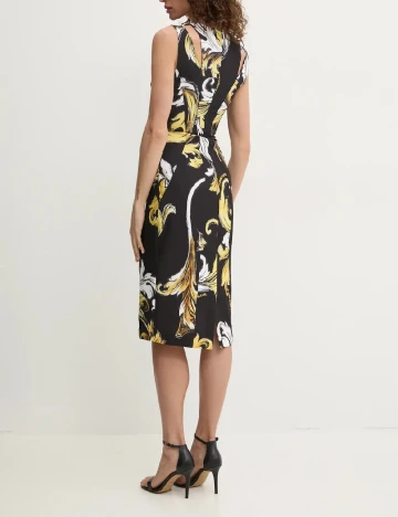 Rochie medie Versace Jeans Couture, negru