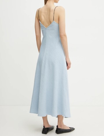 Rochie lunga forte_forte, bleu