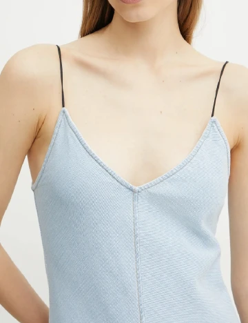 Rochie lunga forte_forte, bleu