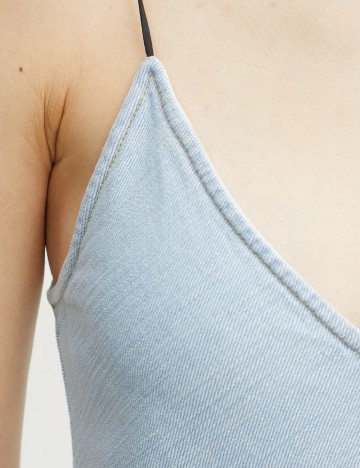 Rochie lunga forte_forte, bleu