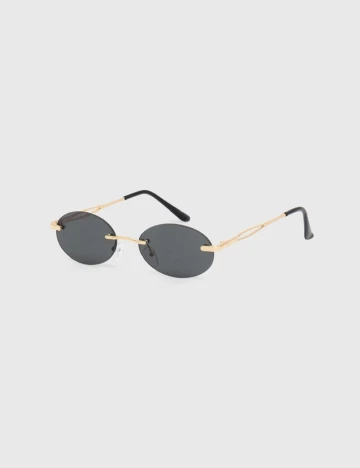 Ochelari de soare Answear LAB, negru/auriu